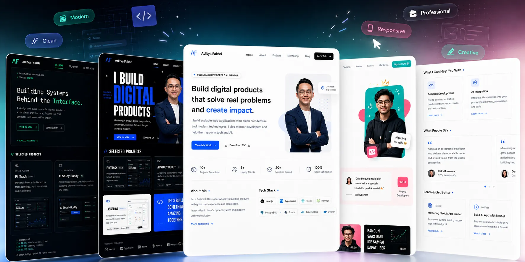 5 Prompt Website Portofolio Keren!